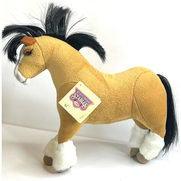 Myrtlewood Stable Horse Plush Stuffed Animal 12" Clydesdale Heather Applause New - Picture 7 of 7
